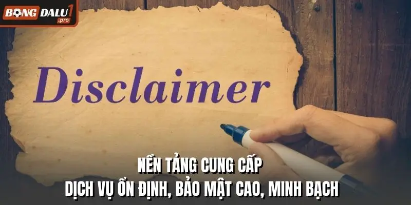 Nền tảng cung cấp dịch vụ ổn định, bảo mật cao, minh bạch